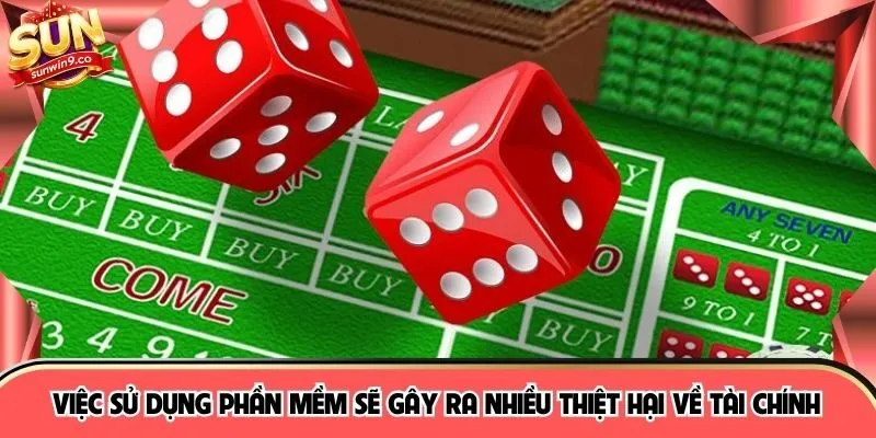Việc sử dụng phần mềm sẽ gây ra nhiều thiệt hại về tài chính